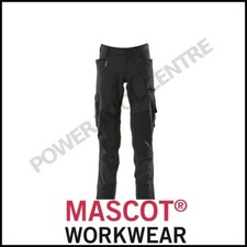 Mascot 17179-311 Advanced Safety Work Trouser with Kneepad Pockets Black
