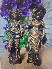 Bronze Victorian Women and Man