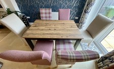 Next Bronx Dark Oak Effect Extendable Dining Table 6 to 8 Seater Table only!!