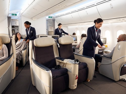 Airline business class - class, seats