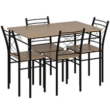 Homcom piece dining table - piece,