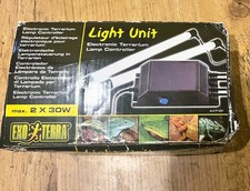 Exo Terra Light Cycle Unit Electronic Dimming Terrarium Lamp Controller 2 X 30w