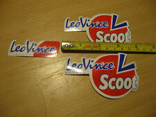 LEO VINCE EXHAUST DECAL STICKER scoot scooter X2