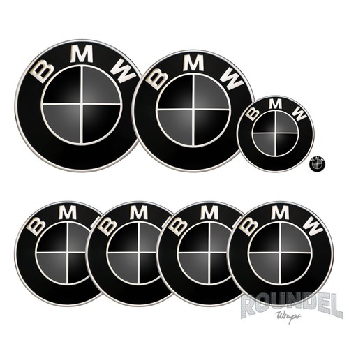 For bmw badges - badges, black