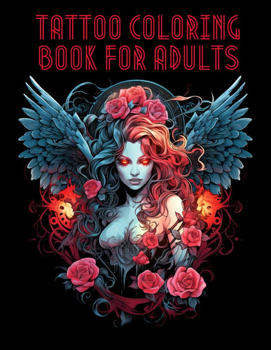 Tattoo coloring book for - book,