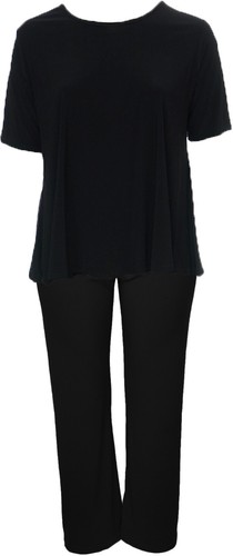Plain black short - short, swing