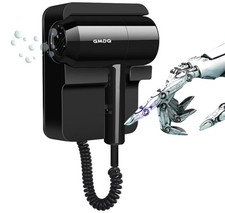 GMDQ HOTEL WALL MOUNTED HAIR DRYER - BLACK