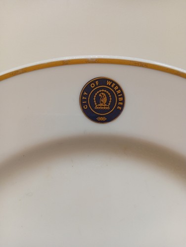 Vintage plate city werribee - vintage, of