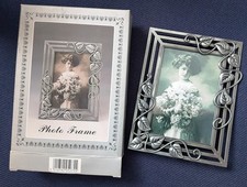 Leonardo Collection Metal Pewter Picture Photo Frame (13 x 9 cm - 5½ x 3½ inch)
