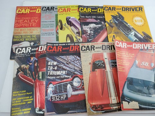 Car and driver magazine 1961 - and,