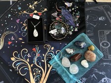 Mystic Crystal & Jewellery Bundle with Altar Cloth