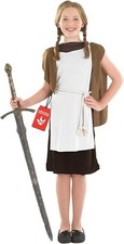 Girls Viking Costume Kids