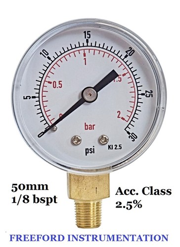 Pressure gauge 40mm - pressure, 1/8