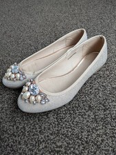 Tu Ladies Women's Ballet Flat / Flats Pumps Slip Shoes Size UK 3 EUR 36 Casual 