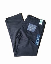 NEW M&S BLUE HARBOUR BLACK SOFT MOLESKIN WITH STRETCH JEANS Size 42 /35’ BNWT