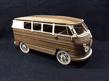 Laser Cut Wooden VW Camper 3D