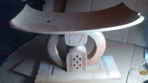 Ashanti nation regalia - ashanti, carved