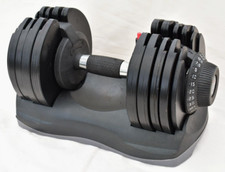 Muscle Squad Dialtech Elite Adjustable Dumbbell Single Set 5kg - 32.5kg Weights