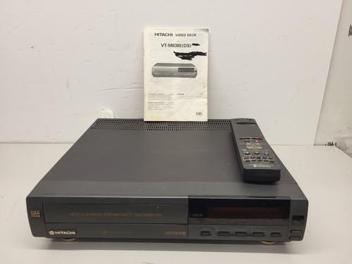 Hitachi m838e vhs vcr - vcr, video
