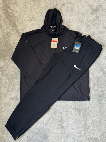 Nike miler black tracksuit set - nike,