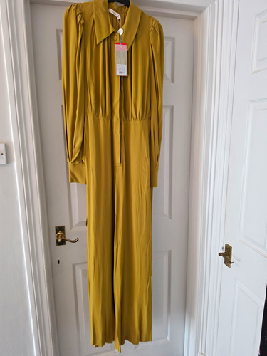 Finery mustard collared button - collared,