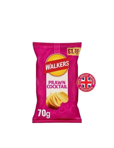 Walkers prawn cocktail crisps - walkers,