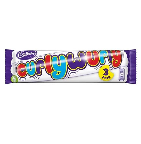 Cadbury curly wurly chocolate - curly,