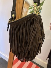 Jigsaw Fringed Cross Body Bag