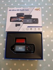 ENOKIK 4K+1080P DUAL Dash Cam Front and Rear, Dual Car Camera, 3.2” IPS