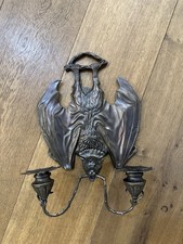 Bronze Bat Wall Sconce Light Liberty Gothic Style County House