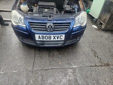 2005 - 2009 Vw Polo MK4 9N3 3 / 5 Door - Front Bumper In Blue LD5Q  Some Marks