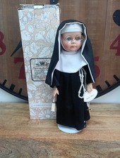 The Leonardo Collection Vintage Porcelain Doll 'Sister Mary' In Box