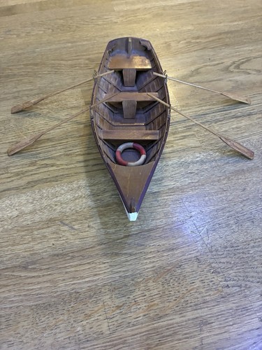 Model wooden rowing - wooden, boat