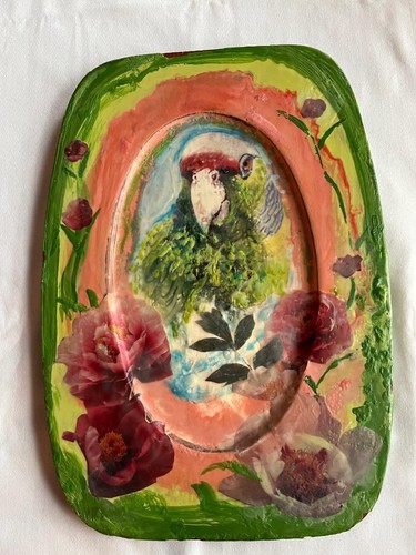 Encaustic art wax board - art, on