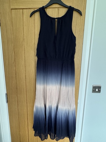 Qed london navy gradient midi - gradient,