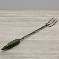 Vintage Carving Fork Green