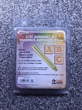 Tandy Leather Alphabet Stamp