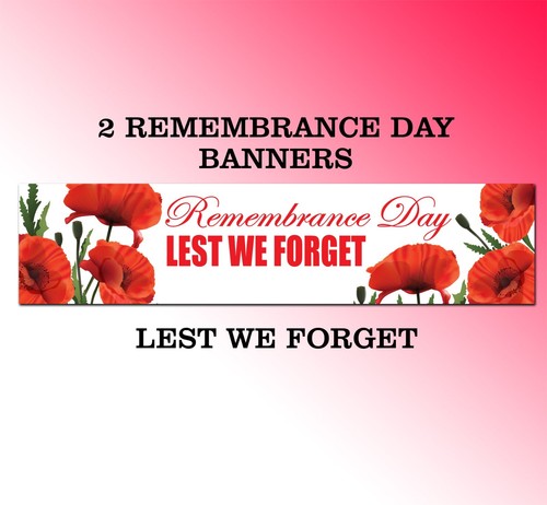 Remembrance day banners lest - remembrance,