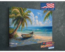 Rowing Boat Canvas Print