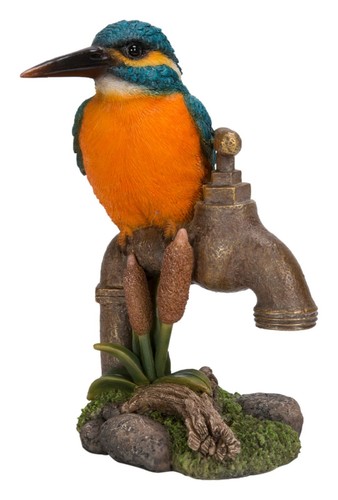 Kingfisher garden tap - kingfisher, on