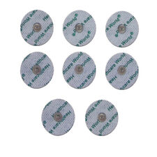  Round 3.9mm Stud TENS Electrode Pads x 8 Fit Cefar Easy & Faradic Rejuva  