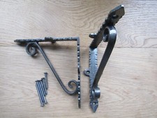 Pair Of 5" Jagged Scroll  Iron