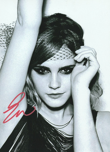 Signed emma watson autographed - signed,