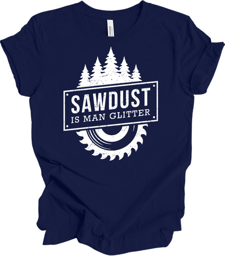 Sawdust man glitter - sawdust, t-shirt