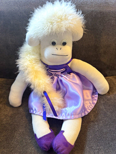 Princess sock monkey plush - princess,