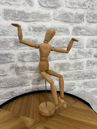Vintage wooden artists posable