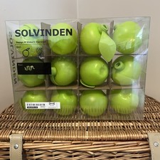IKEA SOLVINDEN 12 Apple String Light Covers (No Lights)  Summer Outdoor Lighting