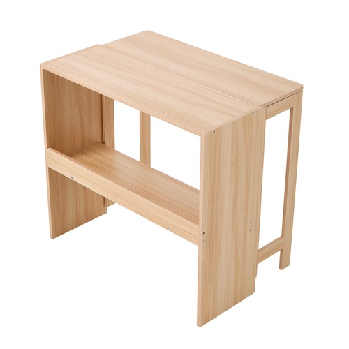 Wooden drop leaf desk foldable - wooden,