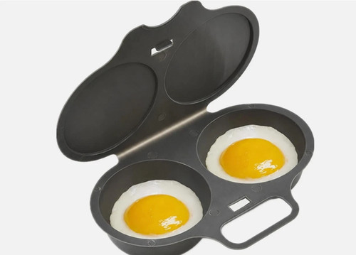 Microwave egg poacher with lid - microwave,