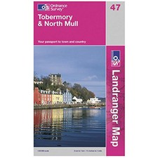 Tobermory and North Mull (Landranger Map... by Ordnance Survey Sheet map, folded